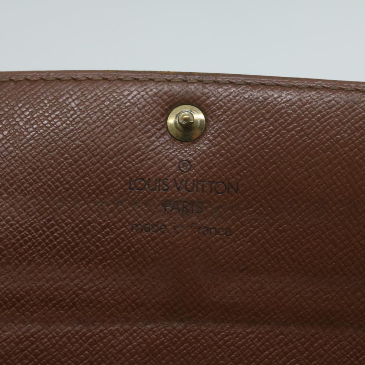 LOUIS VUITTON Monogram Pochette Porte Monnaie Credit Wallet M61725 LV Auth 65040