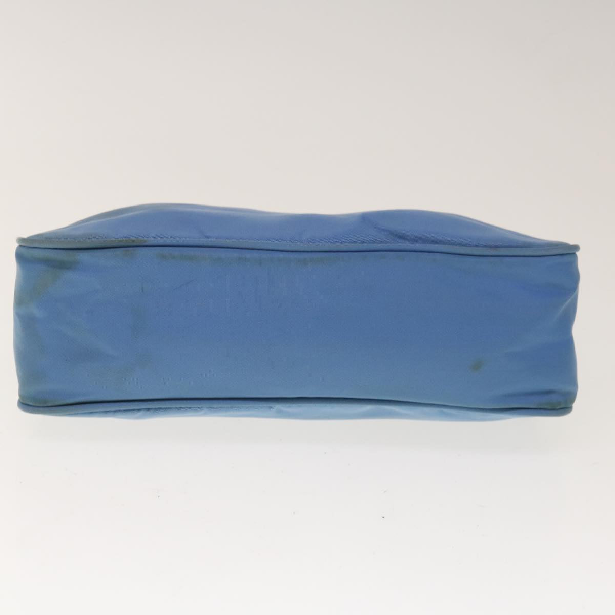 PRADA Hand Bag Nylon Light Blue Auth 65045
