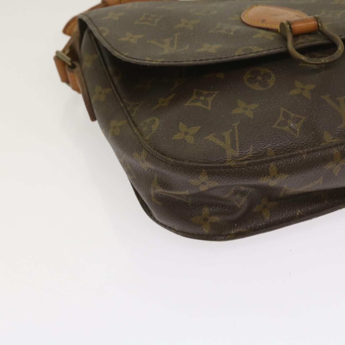 LOUIS VUITTON Monogram Saint Cloud GM Shoulder Bag M51242 LV Auth 65047