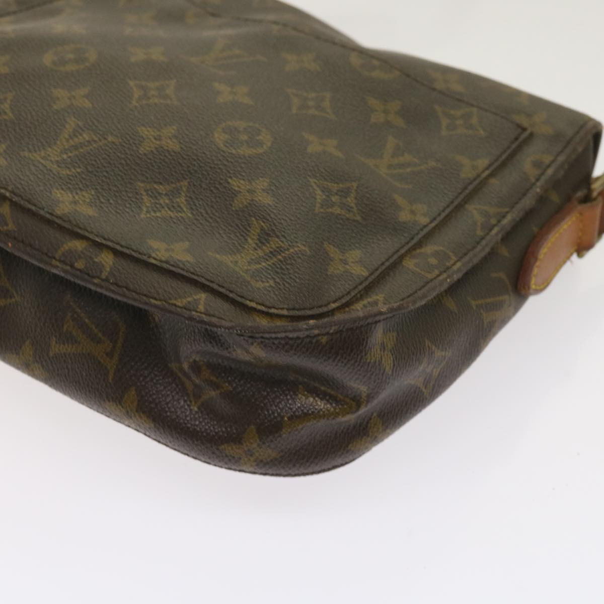 LOUIS VUITTON Monogram Saint Cloud GM Shoulder Bag M51242 LV Auth 65047