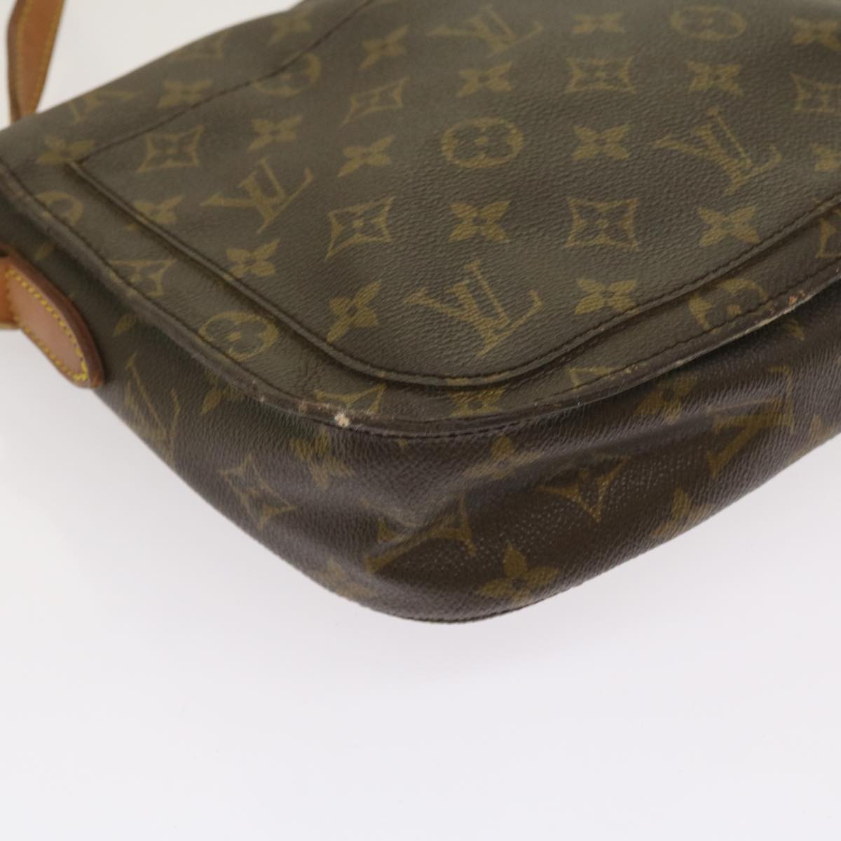 LOUIS VUITTON Monogram Saint Cloud GM Shoulder Bag M51242 LV Auth 65047