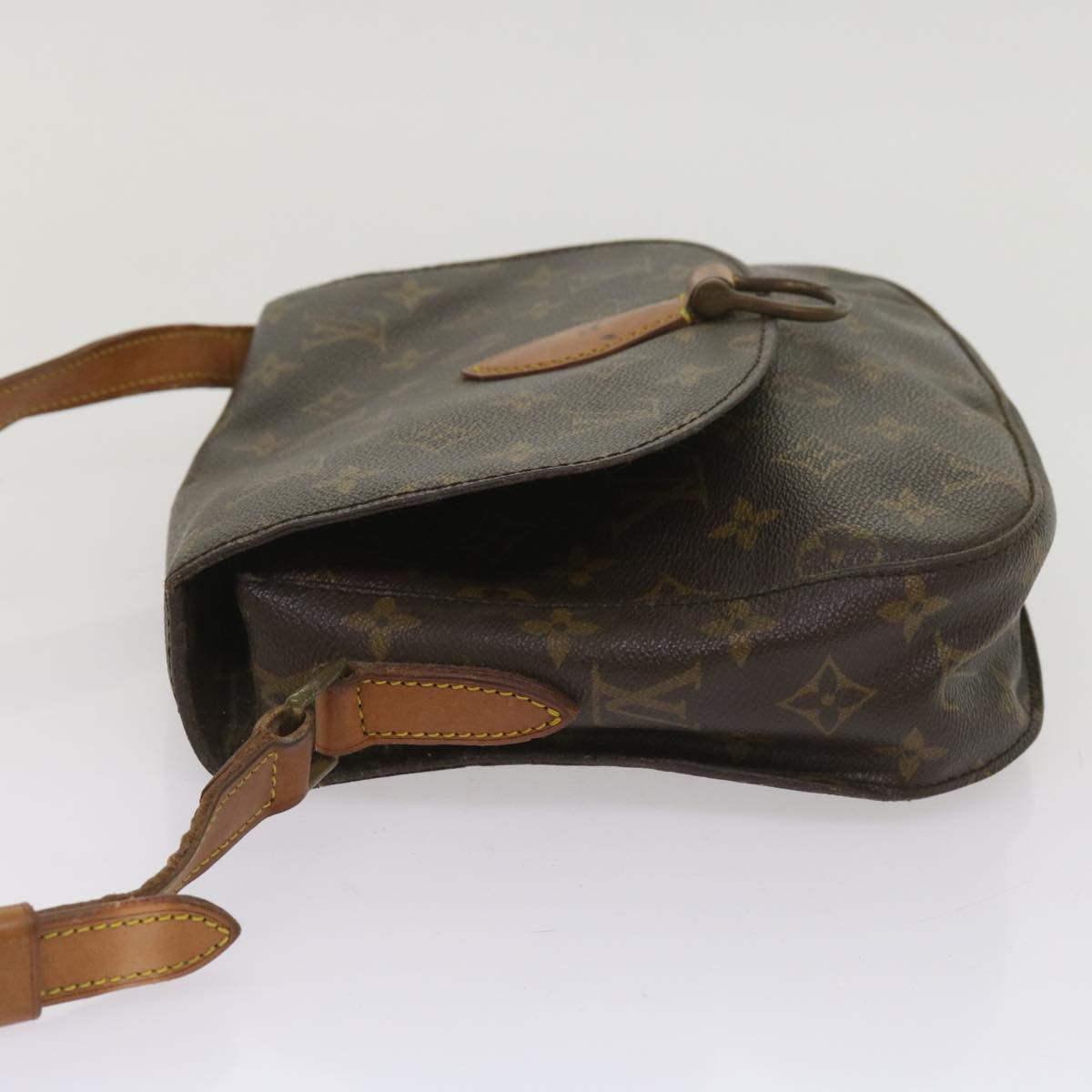 LOUIS VUITTON Monogram Saint Cloud GM Shoulder Bag M51242 LV Auth 65047