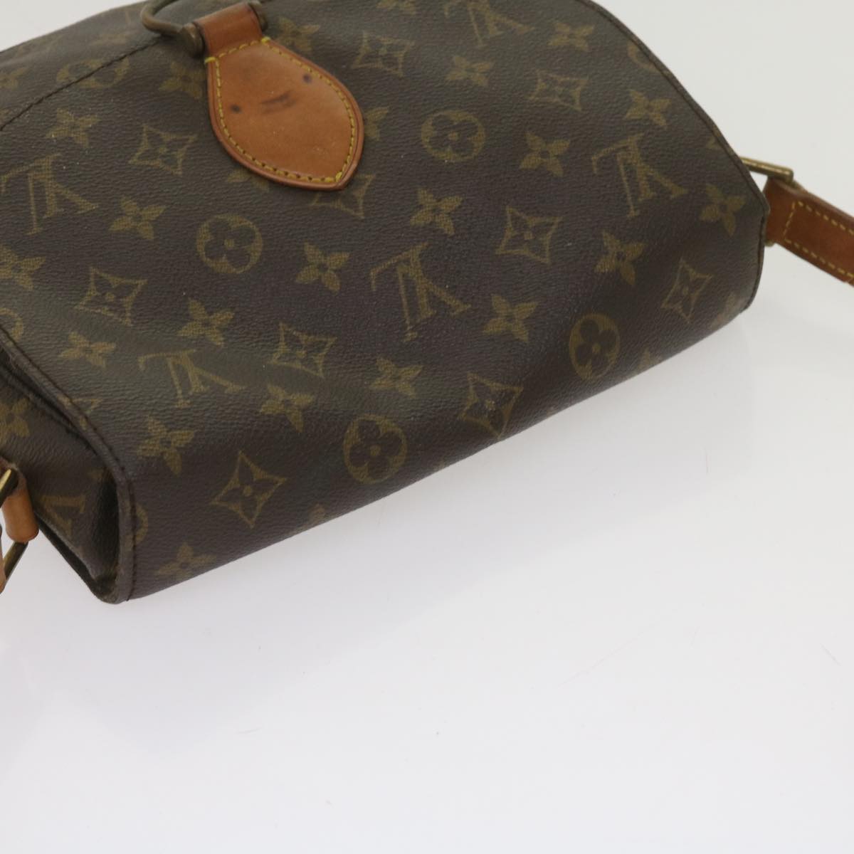 LOUIS VUITTON Monogram Saint Cloud GM Shoulder Bag M51242 LV Auth 65047