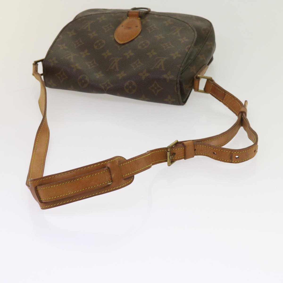 LOUIS VUITTON Monogram Saint Cloud GM Shoulder Bag M51242 LV Auth 65047