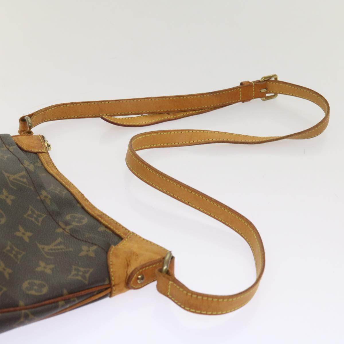 LOUIS VUITTON Monogram Odeon PM Shoulder Bag M56390 LV Auth 65067