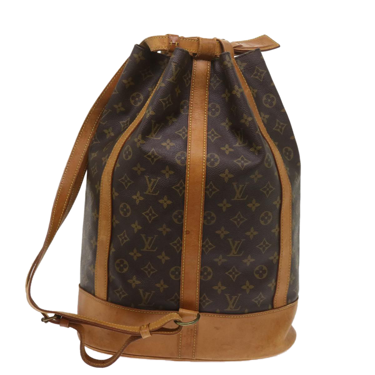 LOUIS VUITTON Monogram Randonnee GM Shoulder Bag M42244 LV Auth 65077