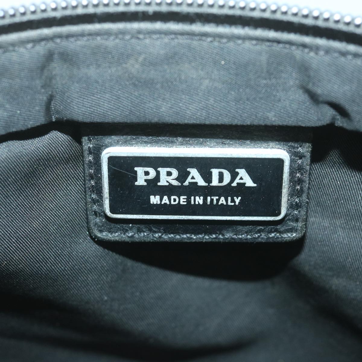 PRADA Shoulder Bag Nylon Black Auth 65081