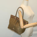 PRADA Tote Bag Nylon Khaki Auth 65083-23