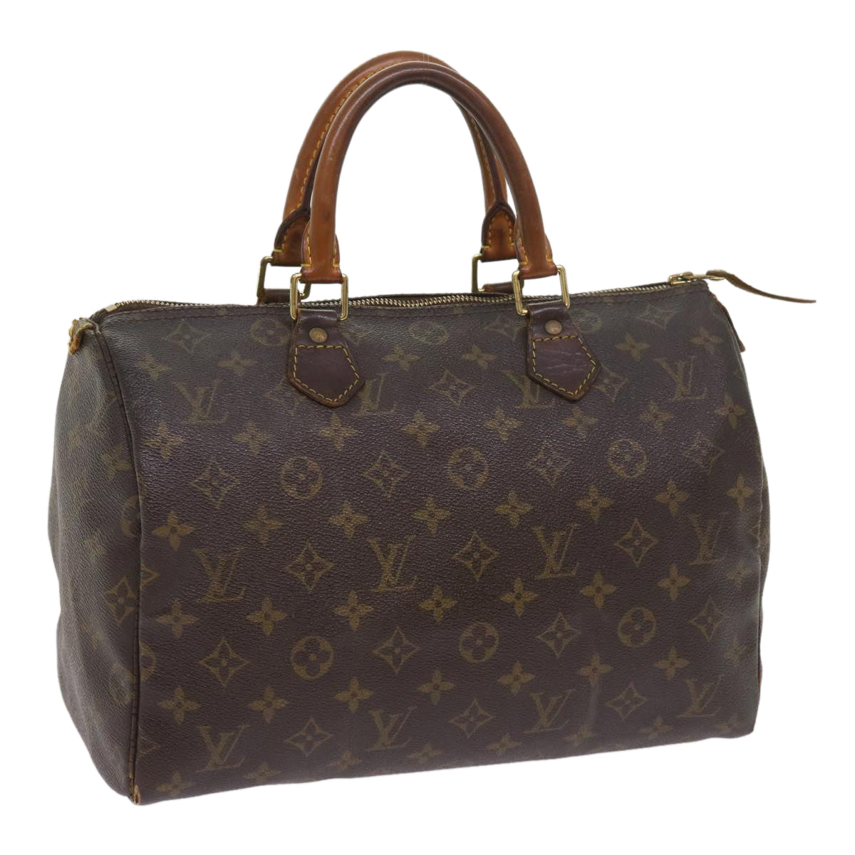 LOUIS VUITTON Monogram Speedy 30 Hand Bag M41526 LV Auth 65105