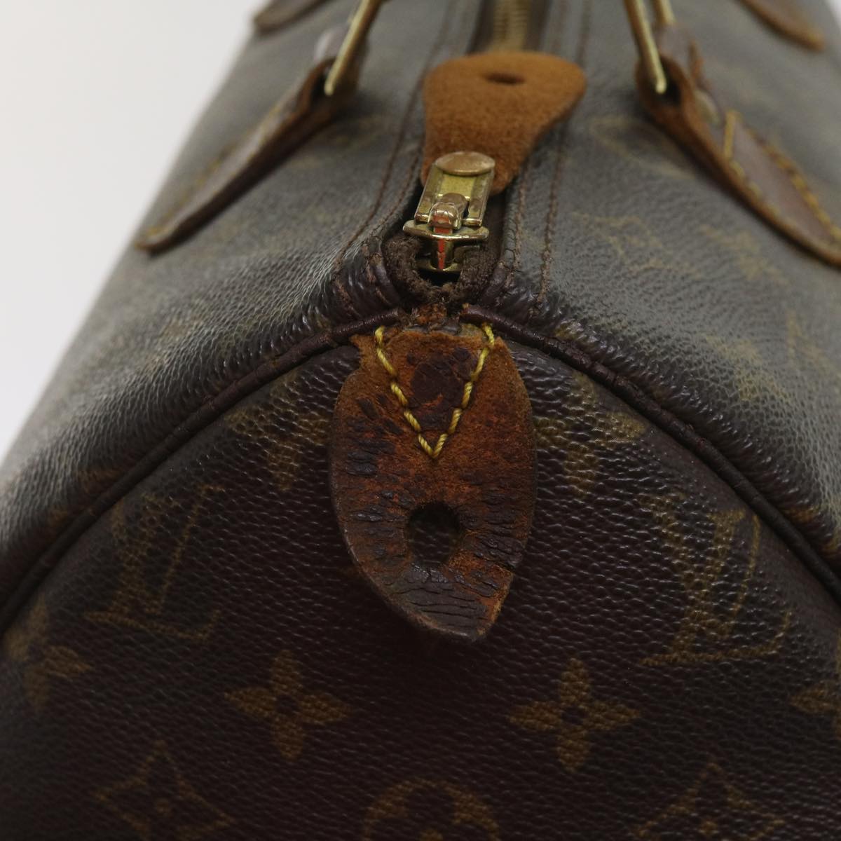 LOUIS VUITTON Monogram Speedy 30 Hand Bag M41526 LV Auth 65105