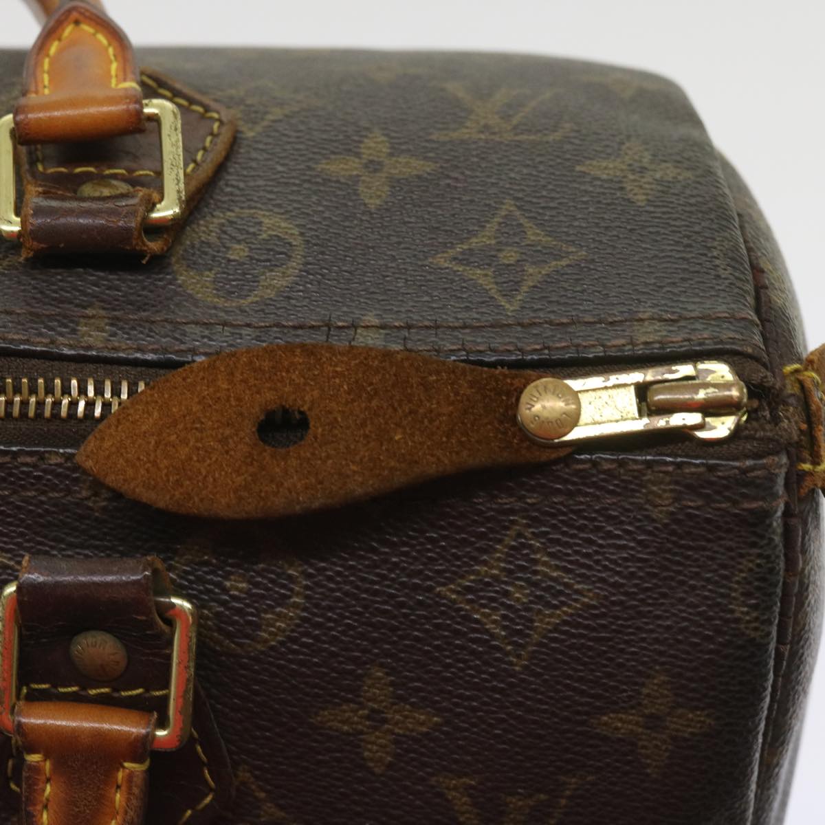 LOUIS VUITTON Monogram Speedy 30 Hand Bag M41526 LV Auth 65105