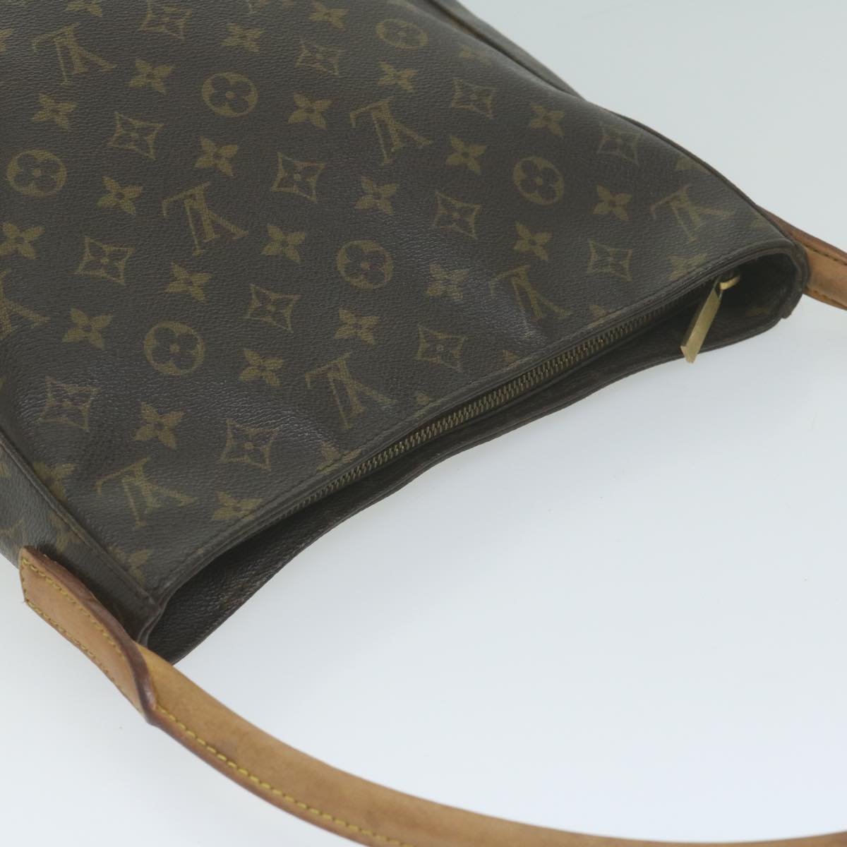 LOUIS VUITTON Monogram Looping GM Shoulder Bag M51145 LV Auth 65129