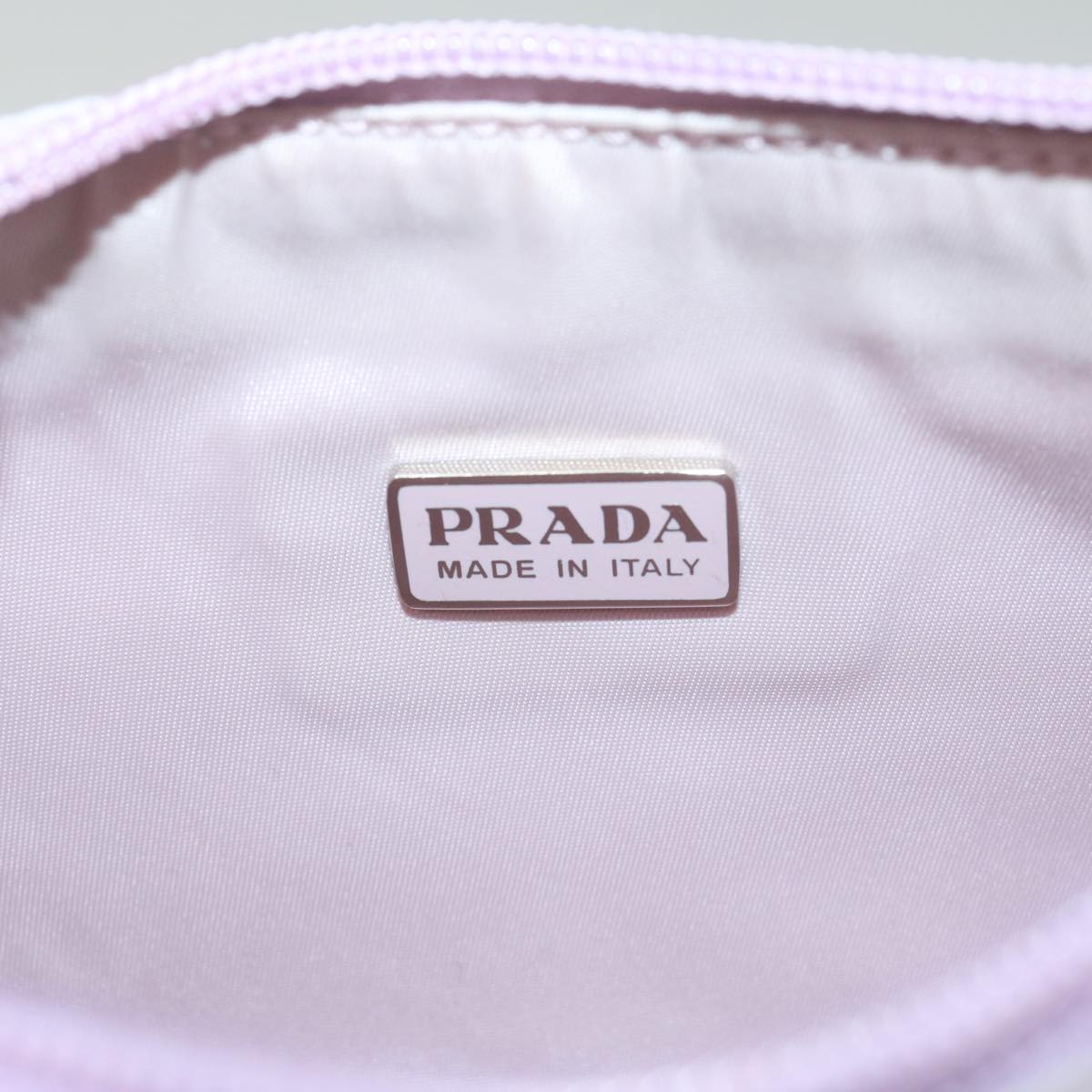 PRADA Hand Bag Nylon Pink Auth 65136