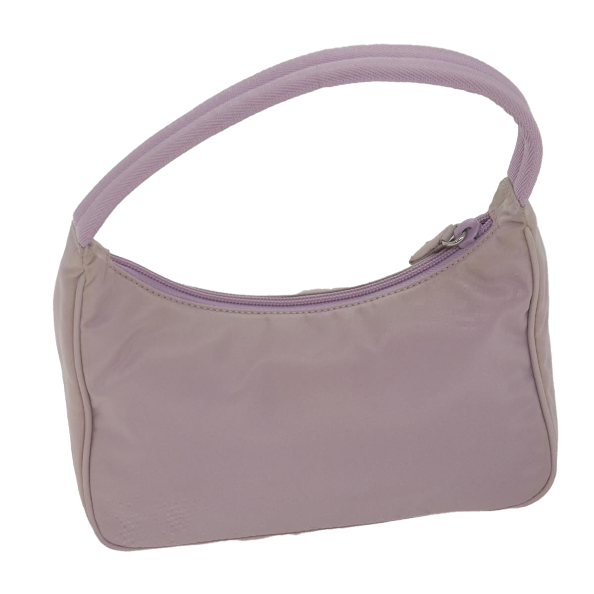 PRADA Hand Bag Nylon Pink Auth 65136 - 0