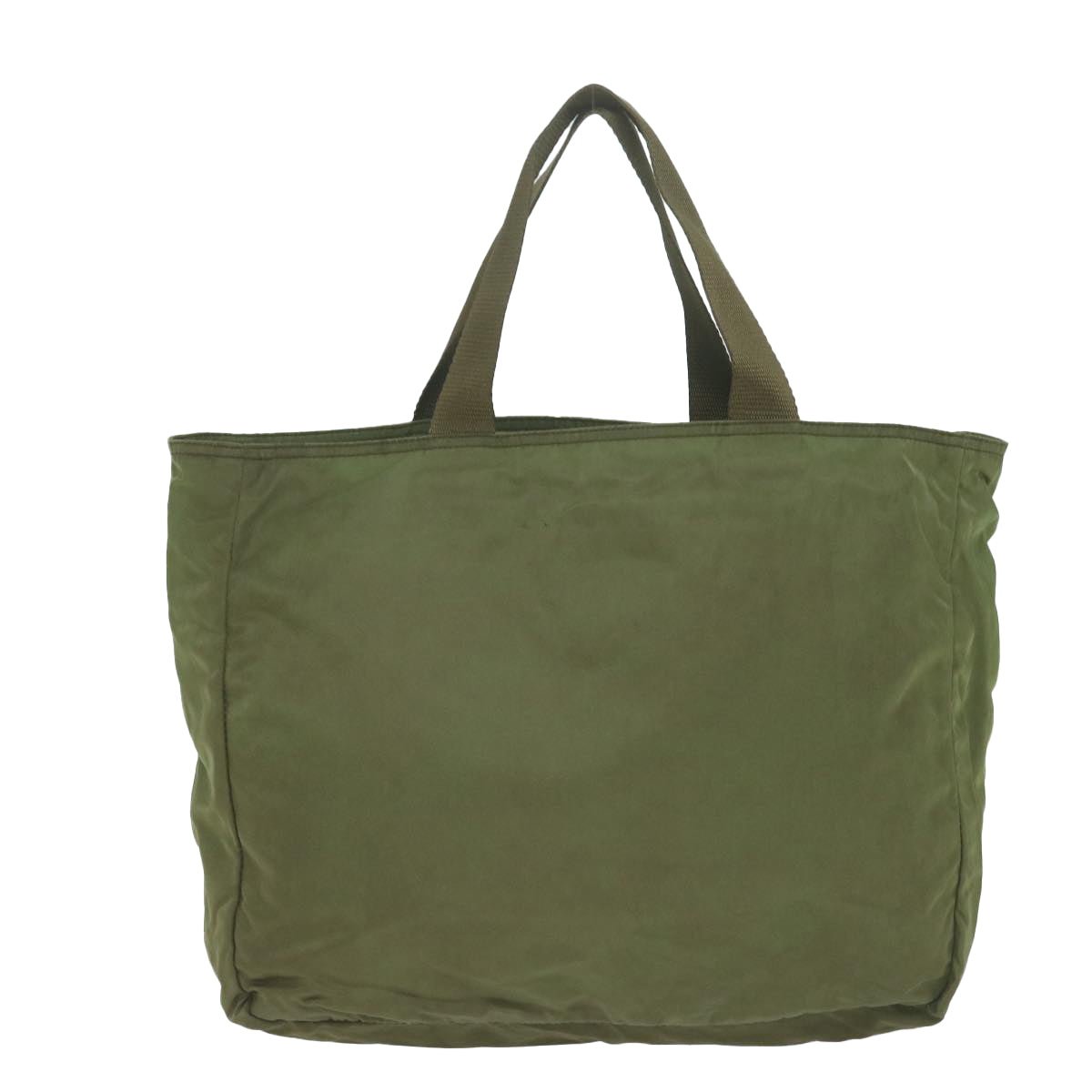 PRADA Tote Bag Nylon Khaki Auth 65154 - 0