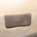 GUCCI GG Supreme Web Sherry Line Clutch Bag PVC Beige 89 01 030 Auth 65174-9
