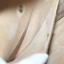 GUCCI GG Supreme Web Sherry Line Clutch Bag PVC Beige 89 01 030 Auth 65174-11