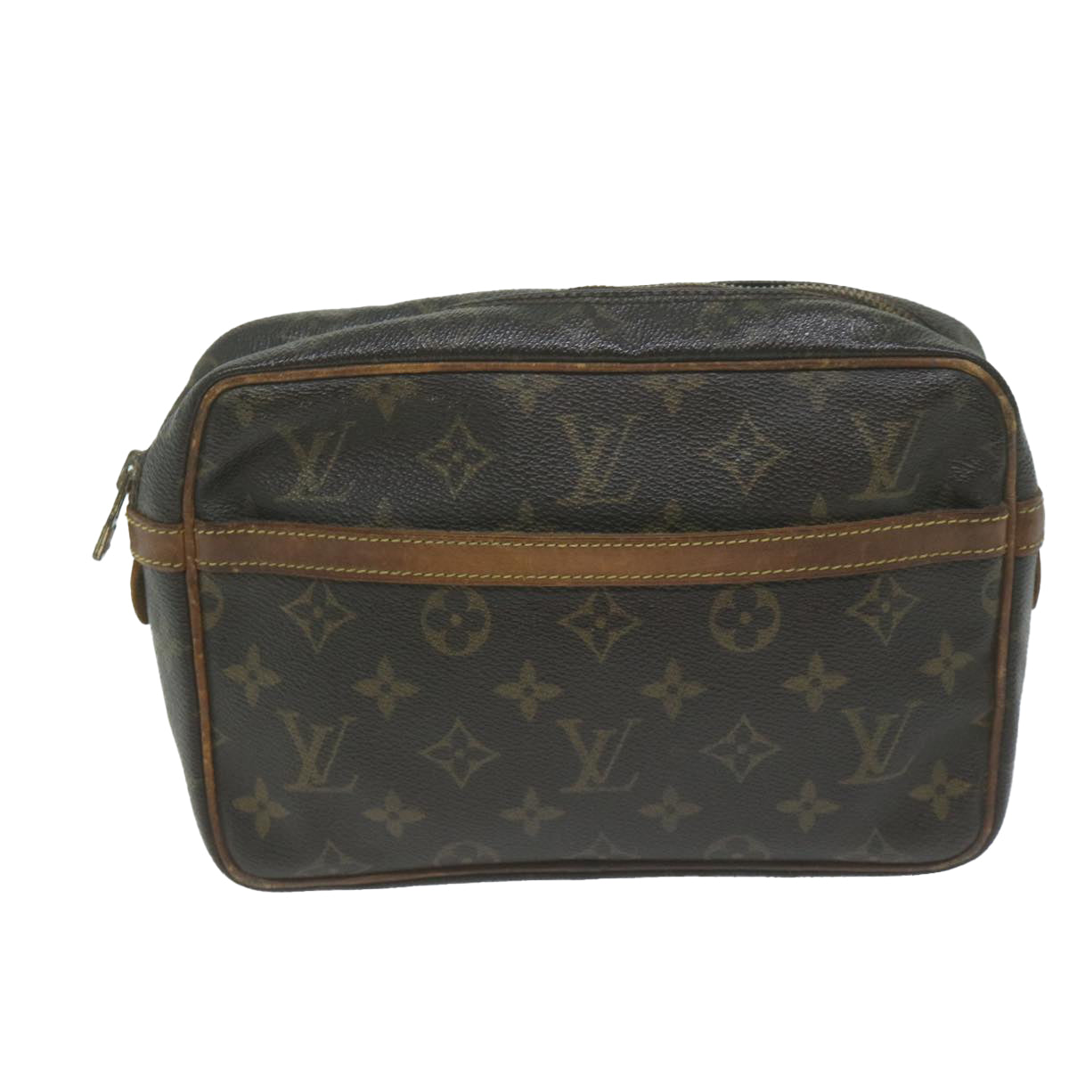 LOUIS VUITTON Monogram Compiegne 23 Clutch Bag M51847 LV Auth 65189