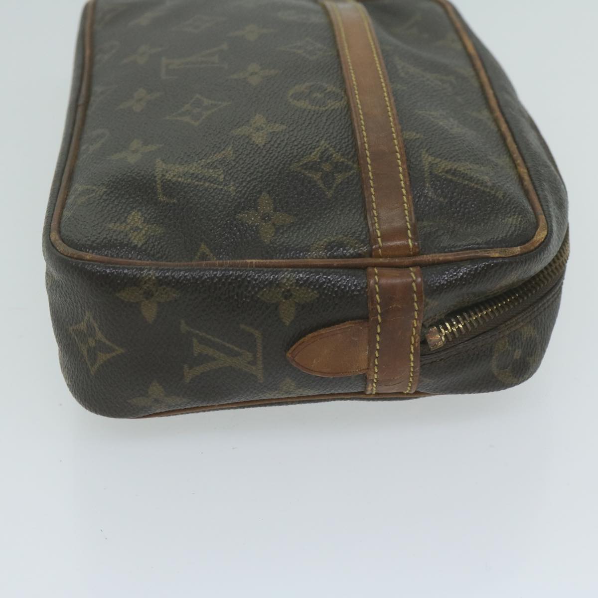 LOUIS VUITTON Monogram Compiegne 23 Clutch Bag M51847 LV Auth 65189