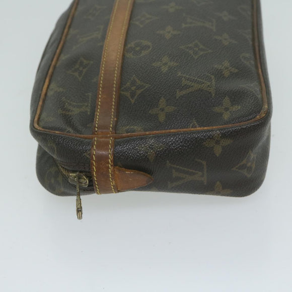 LOUIS VUITTON Monogram Compiegne 23 Clutch Bag M51847 LV Auth 65189