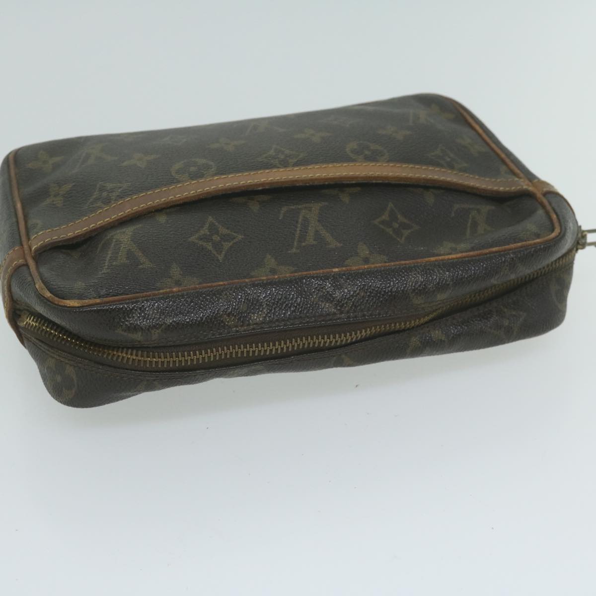 LOUIS VUITTON Monogram Compiegne 23 Clutch Bag M51847 LV Auth 65189