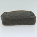LOUIS VUITTON Monogram Compiegne 23 Clutch Bag M51847 LV Auth 65189-6