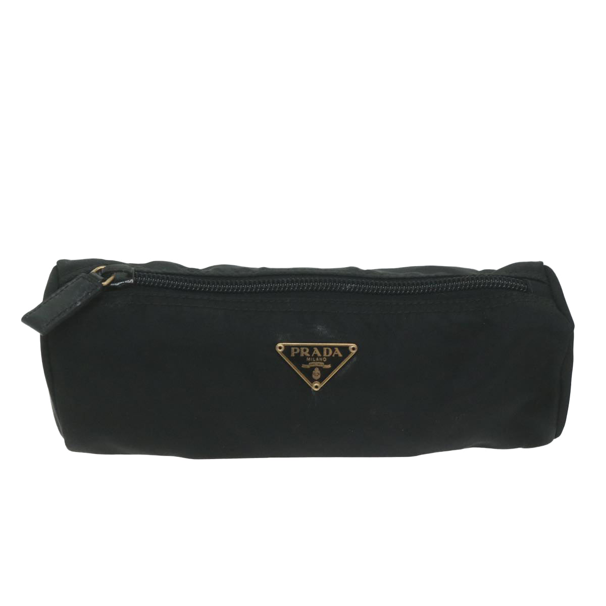 PRADA Pouch Nylon Black Auth 65222