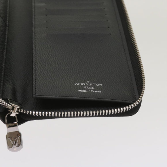 LOUIS VUITTON Monogram Eclipse Zippy Wallet Vertical Wallet M62295 Auth 65226SM