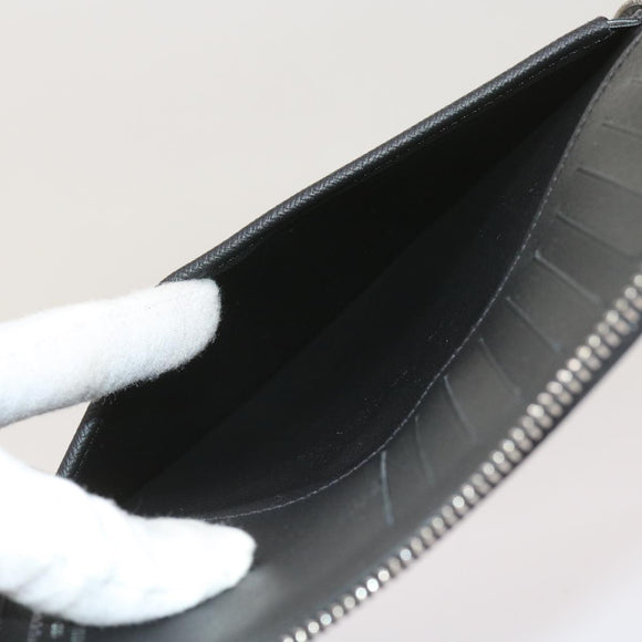 LOUIS VUITTON Monogram Eclipse Zippy Wallet Vertical Wallet M62295 Auth 65226SM