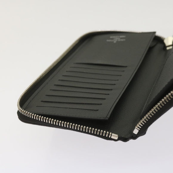 LOUIS VUITTON Monogram Eclipse Zippy Wallet Vertical Wallet M62295 Auth 65226SM