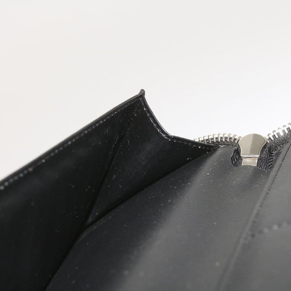 LOUIS VUITTON Monogram Eclipse Zippy Wallet Vertical Wallet M62295 Auth 65226SM