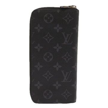 LOUIS VUITTON Monogram Eclipse Zippy Wallet Vertical Wallet M62295 Auth 65226SM - 0