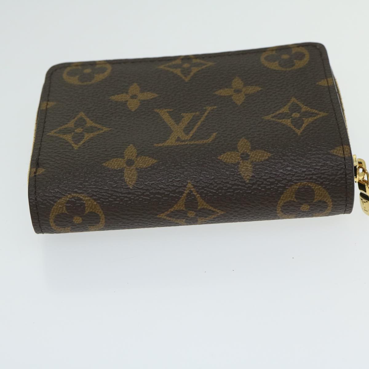 LOUIS VUITTON Monogram Reverse Portefeuille Lou Wallet M81461 LV Auth 65228SA