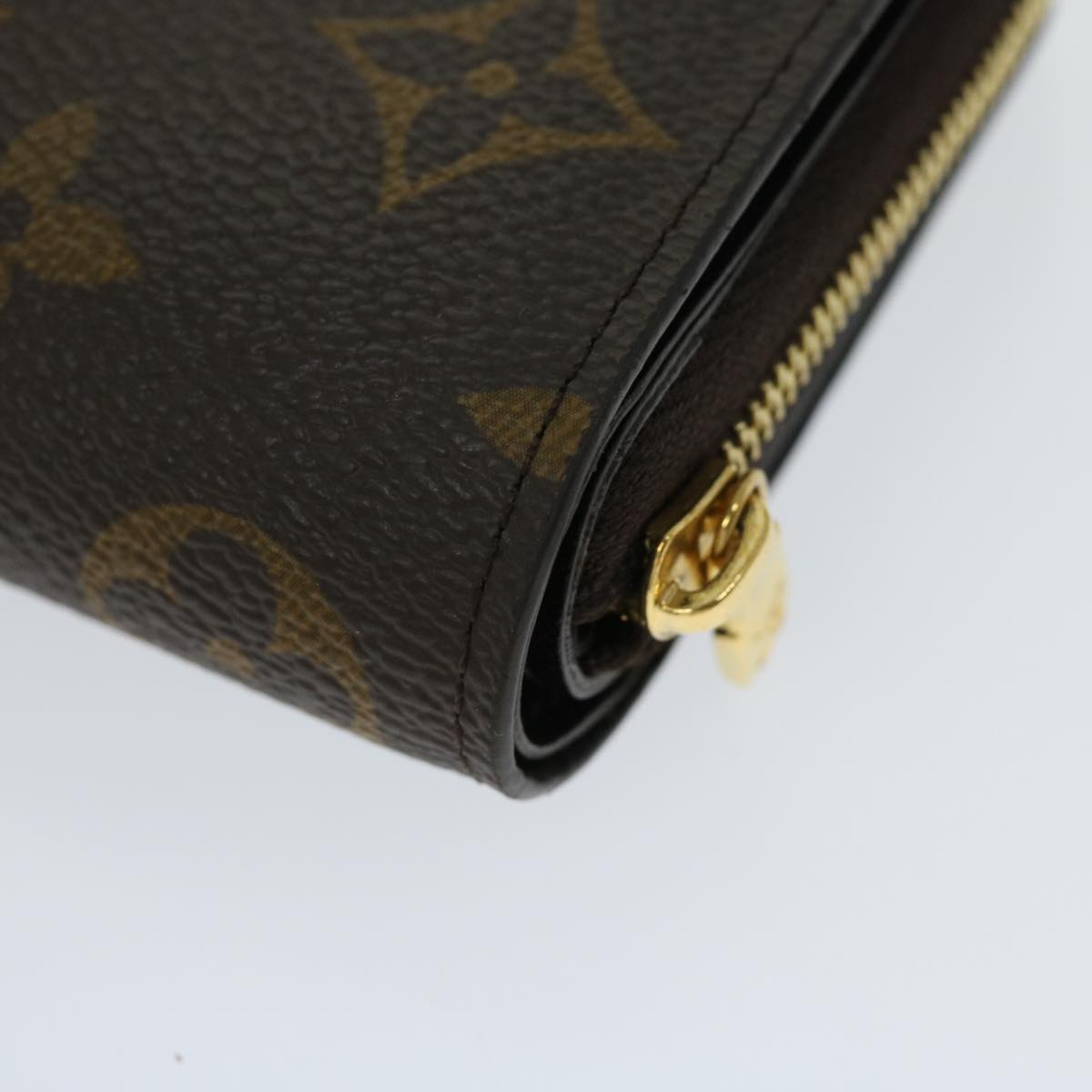 LOUIS VUITTON Monogram Reverse Portefeuille Lou Wallet M81461 LV Auth 65228SA