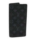 LOUIS VUITTON Monogram Eclipse Portefeuille Braza Wallet M61697 LV Auth 65230SA-1