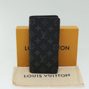 LOUIS VUITTON Monogram Eclipse Portefeuille Braza Wallet M61697 LV Auth 65230SA-20