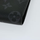 LOUIS VUITTON Monogram Eclipse Portefeuille Braza Wallet M61697 LV Auth 65230SA-8