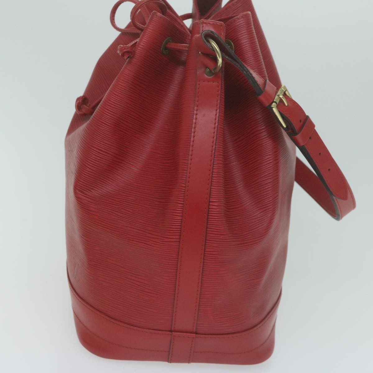 LOUIS VUITTON Epi Noe Shoulder Bag Red M44007 LV Auth 65234