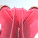 CHANEL Matelasse Coin Purse Lamb Skin Red CC Auth 65239-11