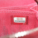 CHANEL Matelasse Coin Purse Lamb Skin Red CC Auth 65239-12