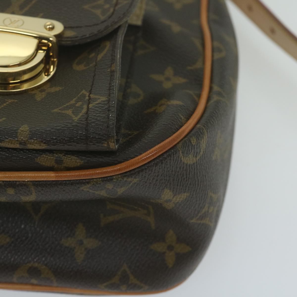 LOUIS VUITTON Monogram Hudson GM Shoulder Bag M40045 LV Auth 65244A