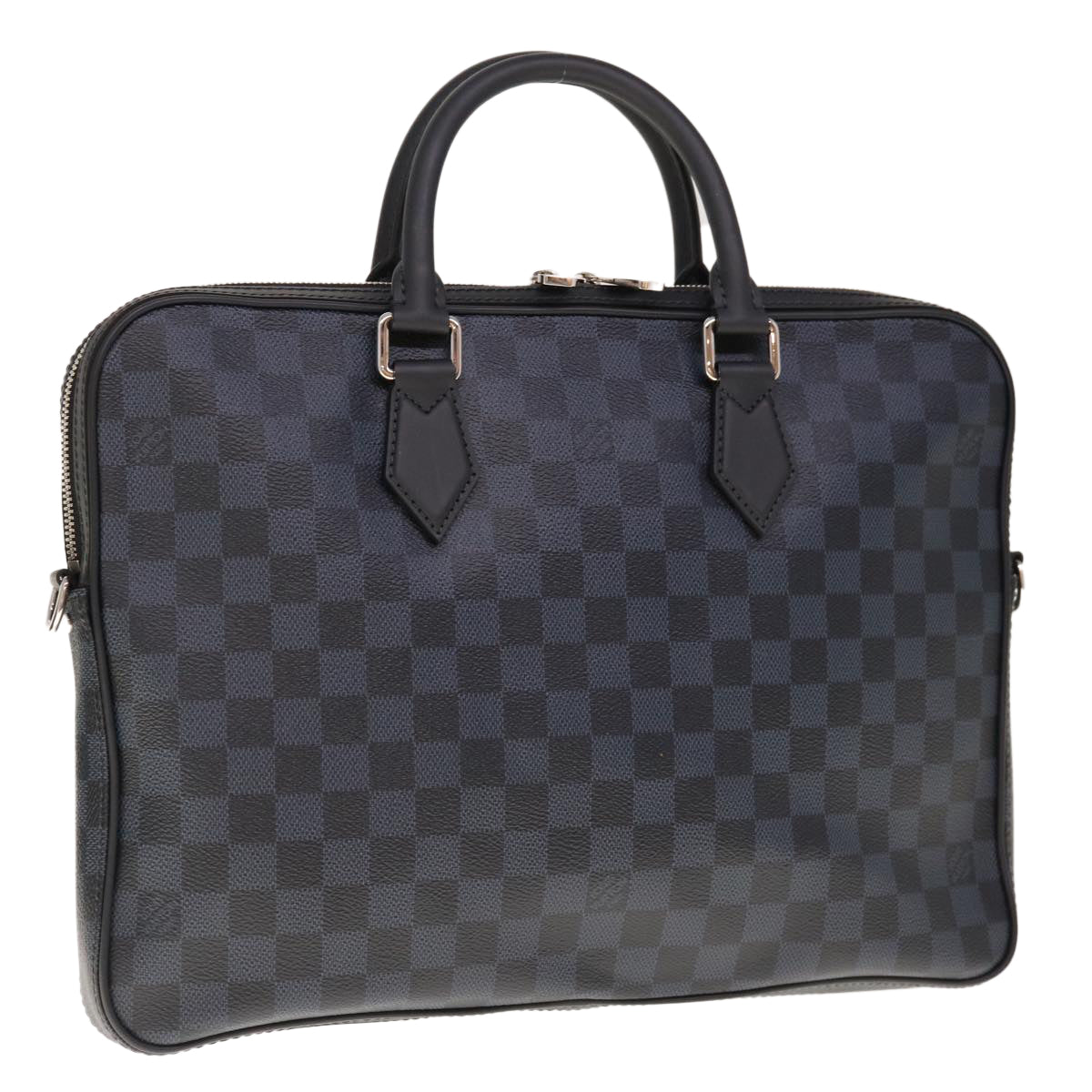 LOUIS VUITTON Damier Cobalt Dandy MM Hand Bag 2way N44000 LV Auth 65246SA