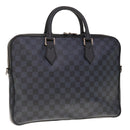 LOUIS VUITTON Damier Cobalt Dandy MM Hand Bag 2way N44000 LV Auth 65246SA-1