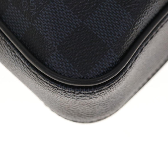 LOUIS VUITTON Damier Cobalt Dandy MM Handtasche 2way N44000 LV Auth 65246SA