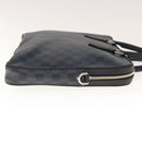 LOUIS VUITTON Damier Cobalt Dandy MM Hand Bag 2way N44000 LV Auth 65246SA-4