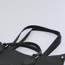 LOUIS VUITTON Monogram Empreinte On the Go MM Tote Bag Black M45595 Auth 65247SA-13