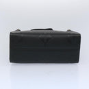 LOUIS VUITTON Monogram Empreinte On the Go MM Tote Bag Black M45595 Auth 65247SA-5