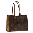 LOUIS VUITTON Monogram Reverse Giant On The Go GM Tote Bag M45320 Auth 65248SAV-1