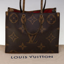 LOUIS VUITTON Monogram Reverse Giant On The Go GM Tote Bag M45320 Auth 65248SAV-12