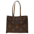LOUIS VUITTON Monogram Reverse Giant On The Go GM Tote Bag M45320 Auth 65248SAV-13